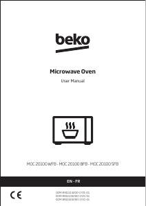 Manual BEKO MOC20100WFB Microwave