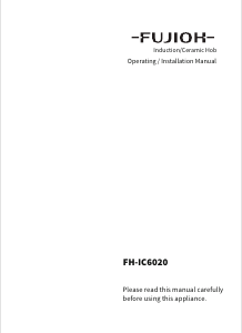 Handleiding Fujioh FH-IC6020 Kookplaat