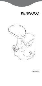 Bedienungsanleitung Kenwood MG510 Fleischwolf