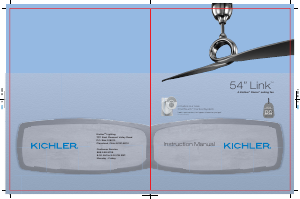 Handleiding Kichler 300168PN Link Plafondventilator