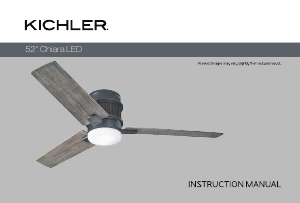 Manual Kichler 300352NI Chiara Ceiling Fan