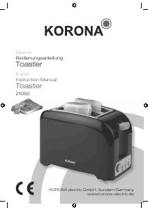 Bedienungsanleitung Korona 21050 Toaster