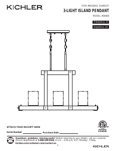 Manual Kichler 34752 Barrington Lamp