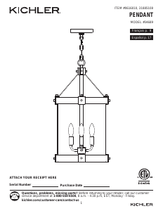 Manual Kichler 34753 Barrington Lamp