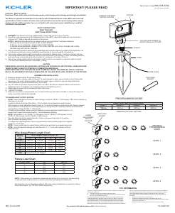 Manual de uso Kichler 16026CBR27 VLO Lámpara