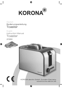 Bedienungsanleitung Korona 21350 Toaster