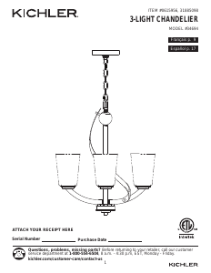 Manual Kichler 34694 Layla Lamp