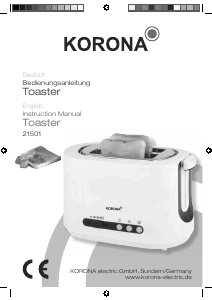 Bedienungsanleitung Korona 21501 Toaster