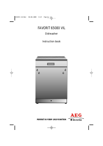 Handleiding AEG-Electrolux F65080VIL Vaatwasser