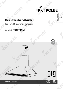 Handleiding KKT Kolbe TRITON904ED Afzuigkap