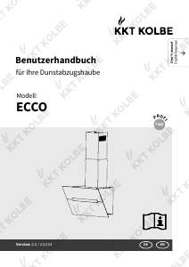 Bedienungsanleitung KKT Kolbe ECCO609W Dunstabzugshaube