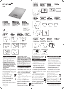 Manual Korona Kelly Balança de cozinha