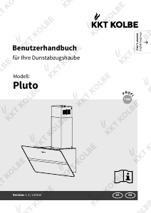 Bedienungsanleitung KKT Kolbe PLUTO8109S Dunstabzugshaube