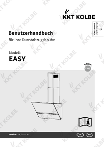 Bedienungsanleitung KKT Kolbe EASY809S Dunstabzugshaube