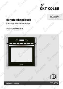 Bedienungsanleitung KKT Kolbe EB8313ED Backofen