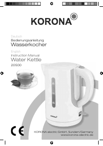 Handleiding Korona 20500 Waterkoker