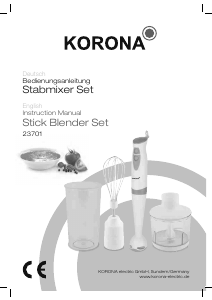 Manual Korona 23701 Hand Blender