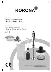 Bedienungsanleitung Korona 23710 Stabmixer