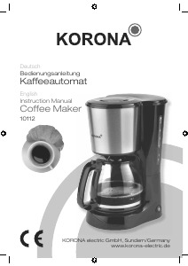 Bedienungsanleitung Korona 10112 Kaffeemaschine