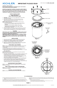 Manual de uso Kichler 16023CBR30 VLO Lámpara