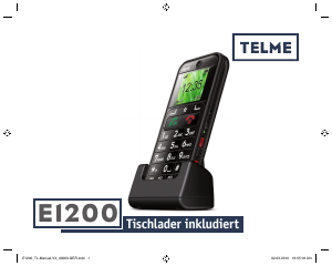 Bedienungsanleitung TELME E1200 Handy