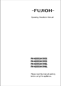 Manual Fujioh FH-GS5530 SVSS Hob
