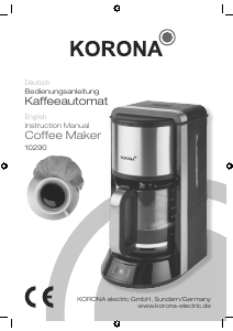 Handleiding Korona 10290 Koffiezetapparaat