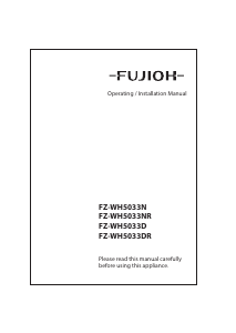 Manual Fujioh FZ-WH5033DR Boiler