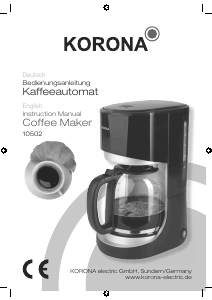 Manual Korona 10502 Coffee Machine