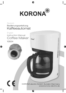 Bedienungsanleitung Korona 10504 Kaffeemaschine