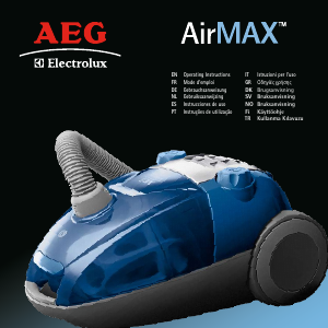 Manual AEG-Electrolux AAM6108BB AirMax Vacuum Cleaner