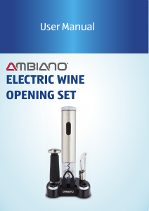 Manual Ambiano MD 10128 Corkscrew