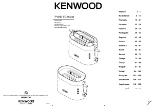 Manual Kenwood TCM401TT Torradeira