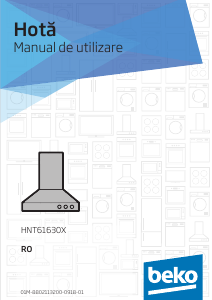 Manual BEKO HNT61630X Hotă