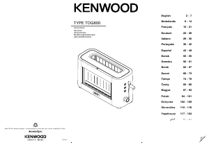 Kullanım kılavuzu Kenwood TOG800CL Persona Ekmek kızartma makinesi