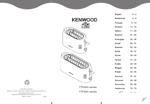 Manuale Kenwood TTP220 Tostapane