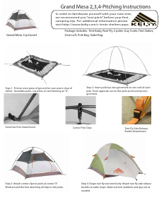 Manual Kelty Grand Mesa 2 Tent