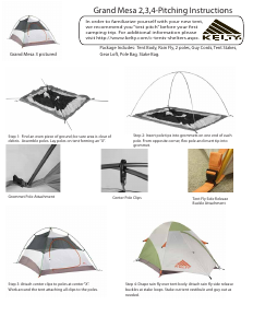 Handleiding Kelty Grand Mesa 3 Tent