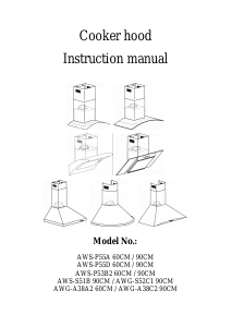 Manual Falco AWS-P55A Cooker Hood