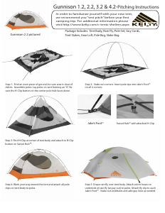 Manual Kelty Gunnison 3.2 Tent