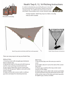 Manual Kelty Noahs Tarp 9 Tent