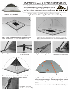Manual Kelty Outfitter Pro 4 Tent