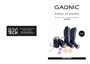 Manual de uso Gadnic AIRCOM06 Masajeador