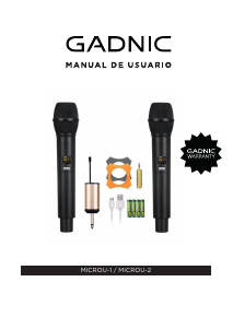 Manual de uso Gadnic MICROU-2 Micrófono