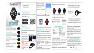 Manual de uso Gadnic REL00180 Smartwatch
