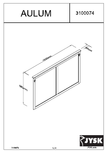 Manuale JYSK Aulum (150x90) Testiera