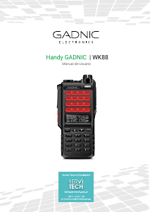 Manual de uso Gadnic WALKIE18 Walkie talkie