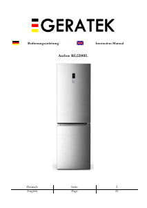 Manual Geratek Aarhus KG2200IL Fridge-Freezer