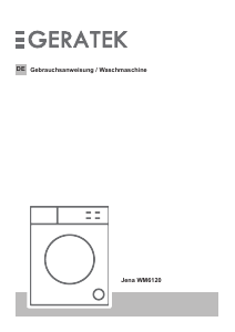 Bedienungsanleitung Geratek Jena WM6120 Waschmaschine
