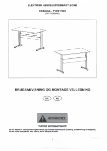 Hướng dẫn sử dụng JYSK Makholm (80x160x65) Bàn làm việc